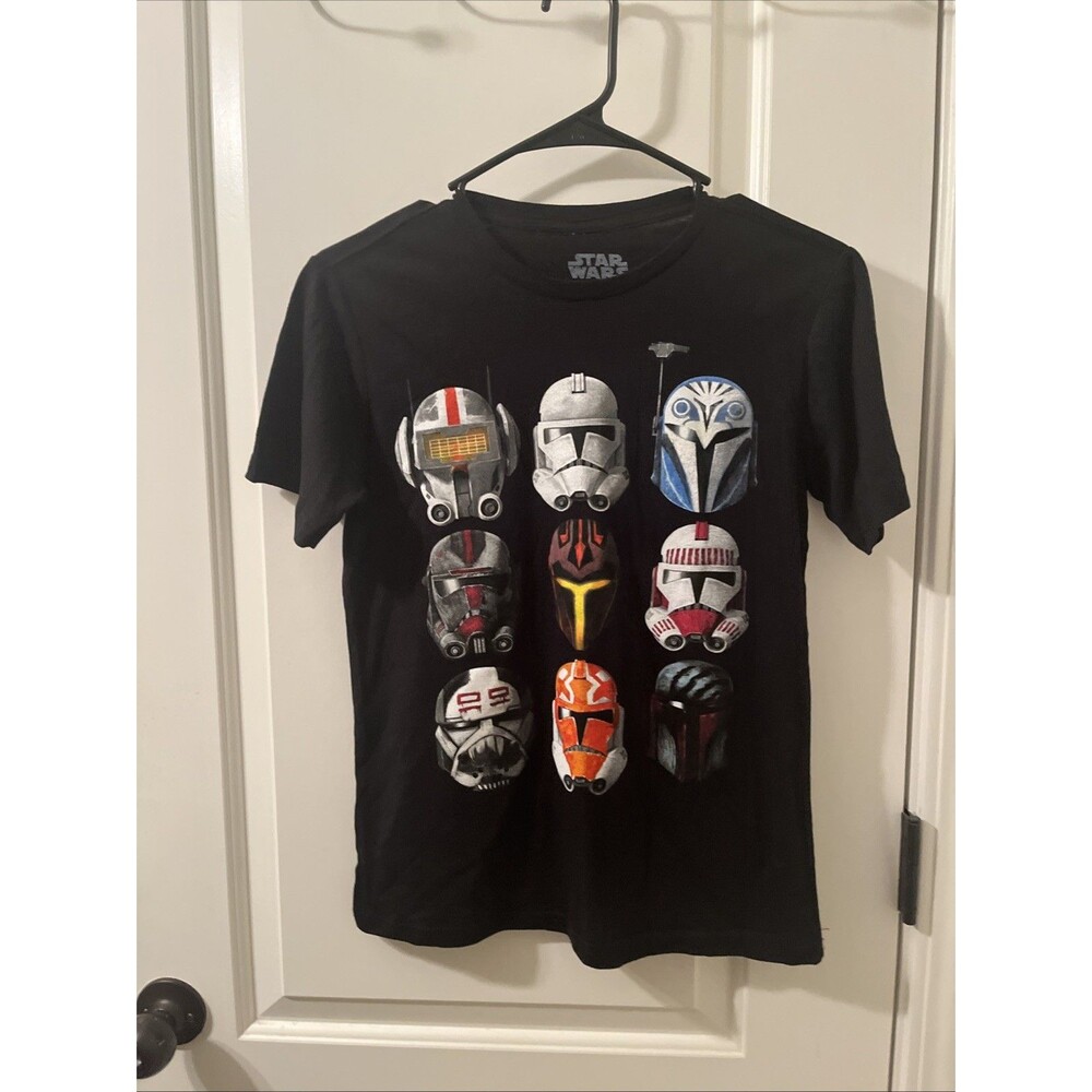 Star Wars Mad Engine Boys Graphic Short Sleeve T-Shirt Size XXL 18 Black
